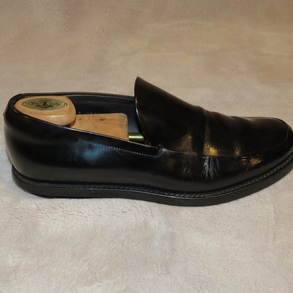 Prada Black Leather Rubber Soled Driving Loafers 7 - Picture 2 of 10